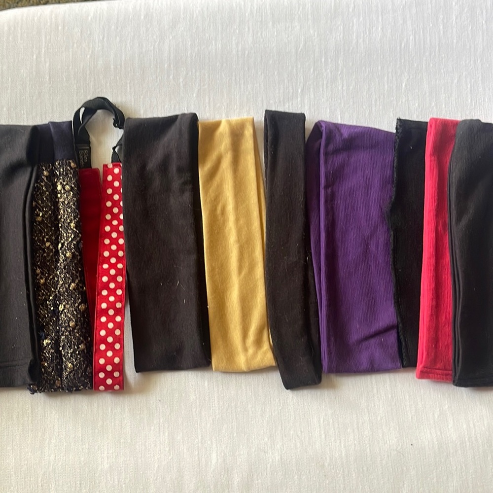Mixed lot of headbands - total 10
